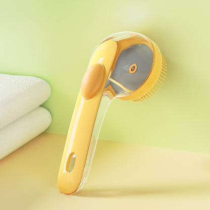 Pet dog shampoo brush