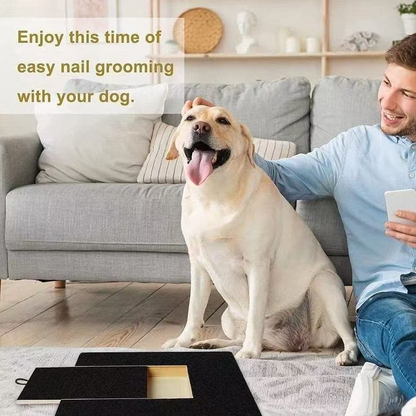 Wooden Pet Scratching Board with Nail File