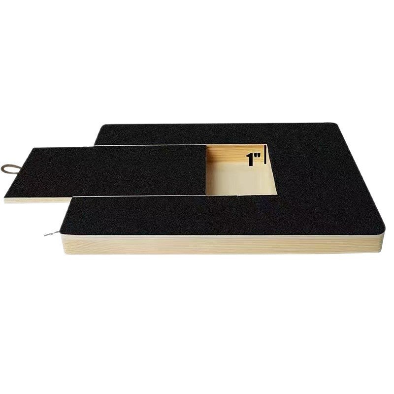 Wooden Pet Scratching Board with Nail File