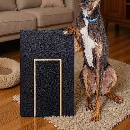 Wooden Pet Scratching Board with Nail File