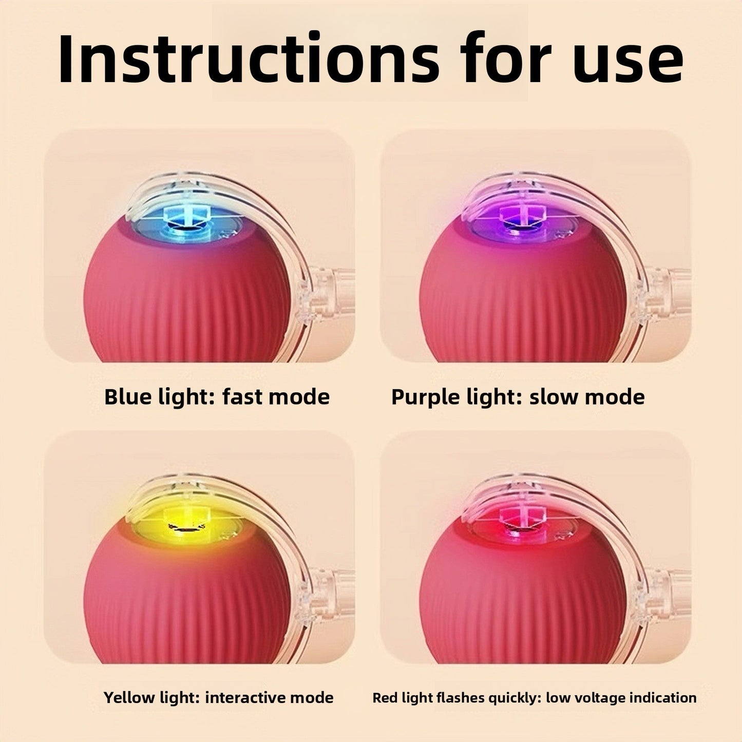 Smart Rolling Ball Self-Entertainment Interactive Pet Toy