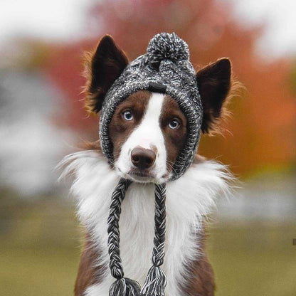 Knitted Puffy Ball Pet Hat for Dogs