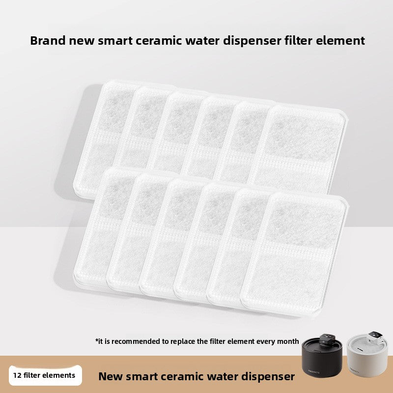 Ceramic Pet Water Dispenser Wireless Rechargeable UVC Sterilization Dog Cat Drinking Fountain