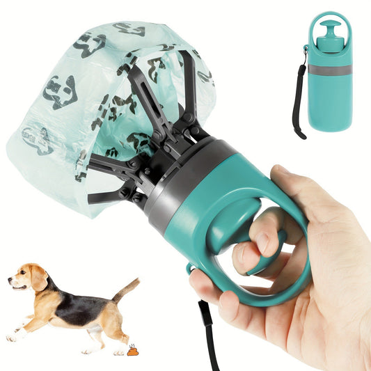 Portable Dog Poop Scooper with Waste Bags