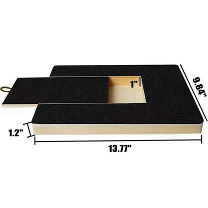 Wooden Pet Scratching Board with Nail File